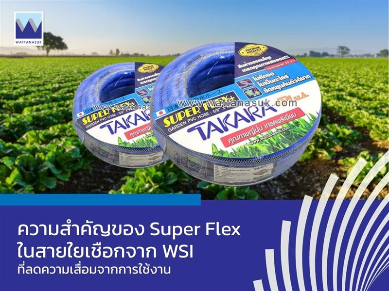 คุณสมบัติ  Super Flex ในสายใยเชือกจาก WSI คืออะไร