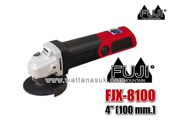 MPB0221 หินเจียรไฟฟ้า 4" รุ่น FJX-8100 (แดง-ดำ) FUJI