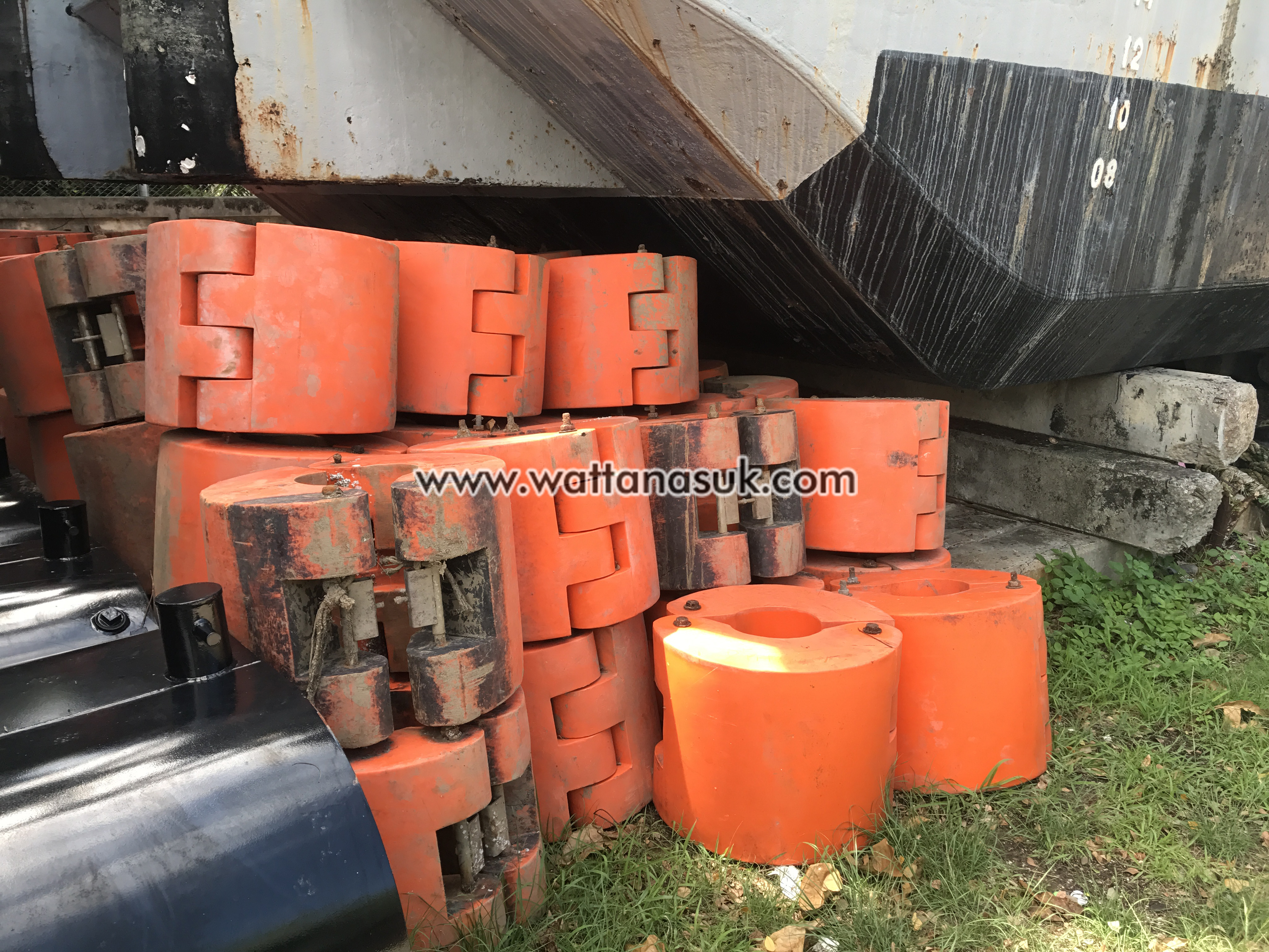 ส่งมอบ HDPE Float สำหรับใช้กับเรือขุด ของกรมเจ้าท่า