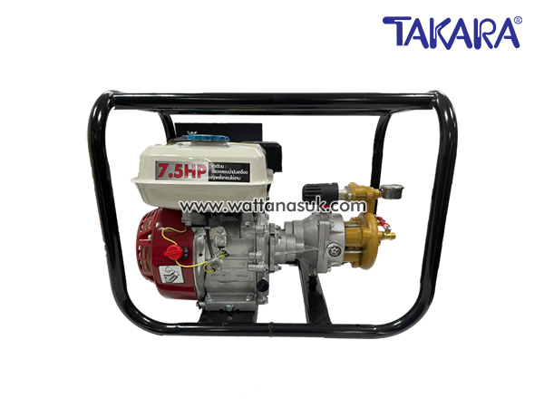 MET013 ปั๊ม 3 สูบชนเครื่องแก๊สโซฮอล์ ขนาด 7.5HP TAKARA