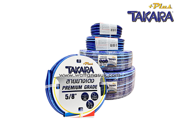 DGTT500B สายยางเด้ง พีวีซี พรีเมี่ยม 5/8"X100m. TAKARA Plus