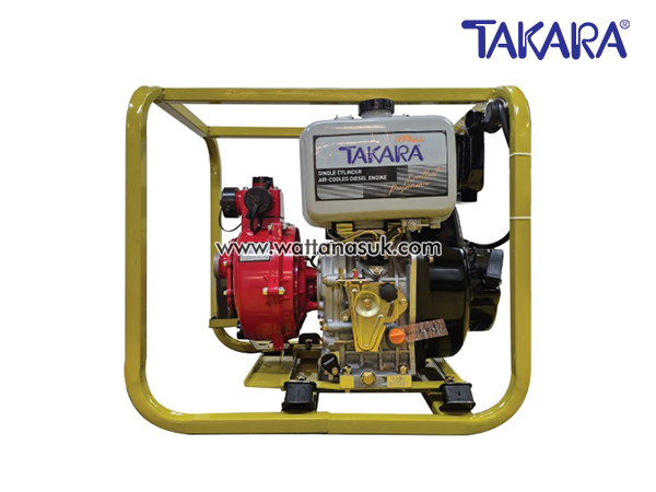 MET018 เครื่องสูบน้ำดีเซล แบบส่งไกล 12HP ขนาด 3 นิ้ว TAKARA
