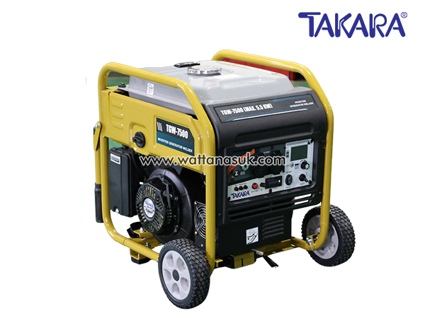 MGT306 เครื่องปั่นไฟแก๊สโซฮอล์ 2in1 รุ่น TGW-6500 (5.5 กิโลวัตต์) TAKARA