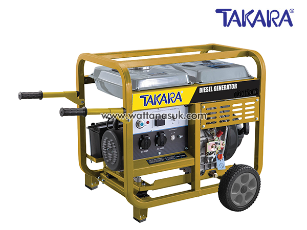 MGT401 เครื่องปั่นไฟดีเซล รุ่น TK-DE500 (3 กิโลวัตต์) TAKARA