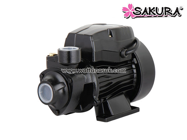 MRS001 ปั๊มน้ำหอยโข่งหน้าเล็ก 0.5HP ขนาด 1" รุ่น SK-QB60 SAKURA